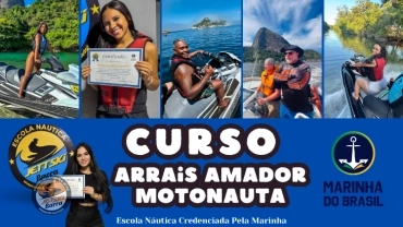 CURSO DE ARRAIS AMADOR E MOTONAUTA